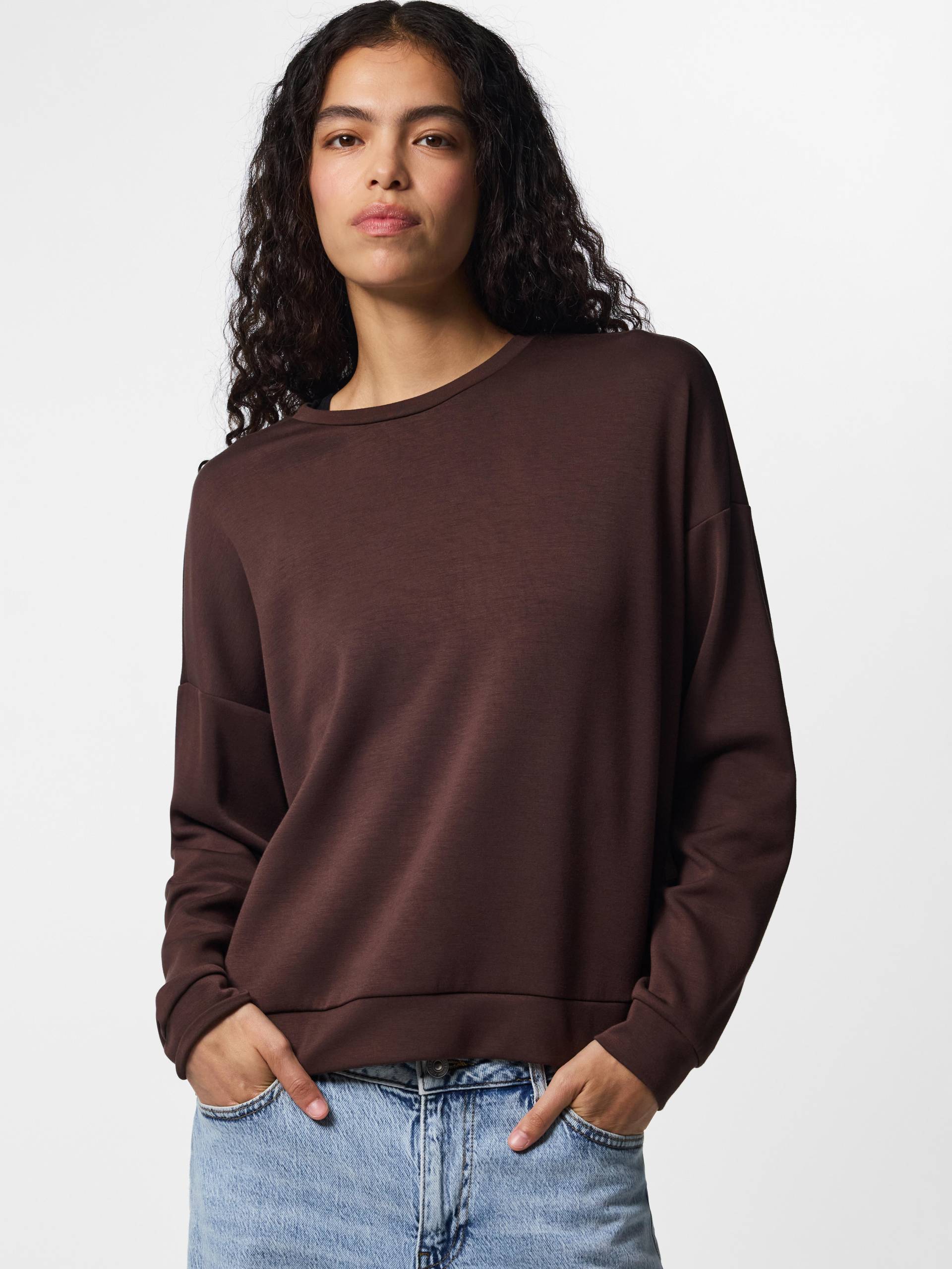 PIECES - PCMICHELLE SCUBA LS TOP SWT NOOS BC - Gr. - XS von PIECES