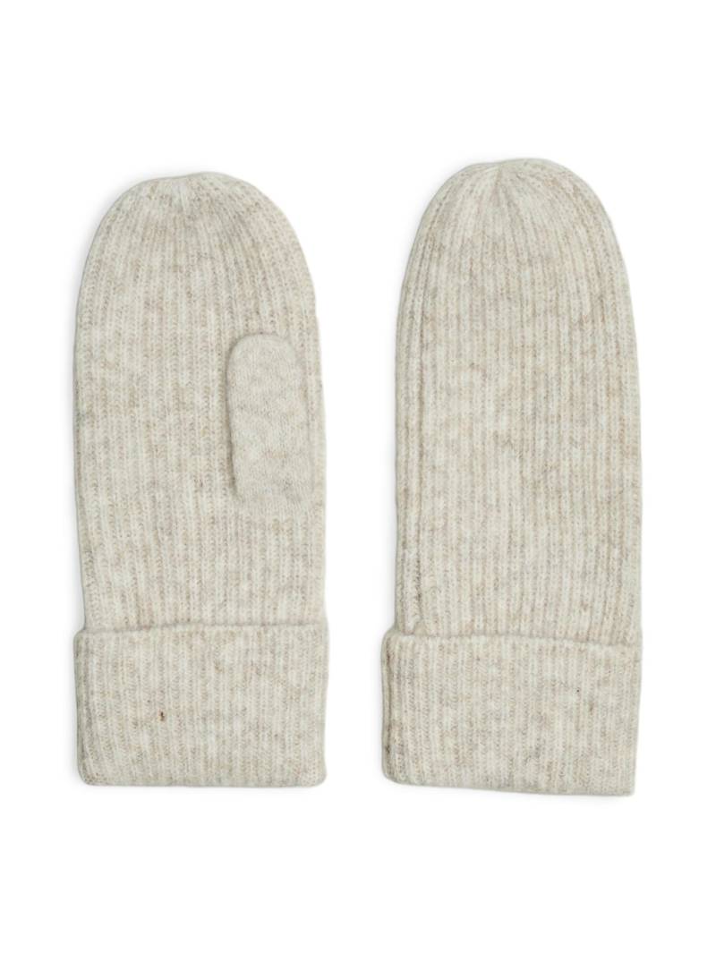 PIECES - PCMOELLA MITTENS NOOS BC whitecap gray - Gr. - ONE SIZE von PIECES