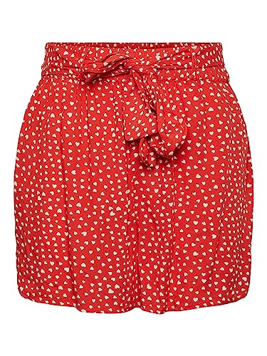 PIECES - PCNYA HW Shorts BC, Rot, M PIECES - PCNYA HW Shorts BC, Rot, M von PIECES