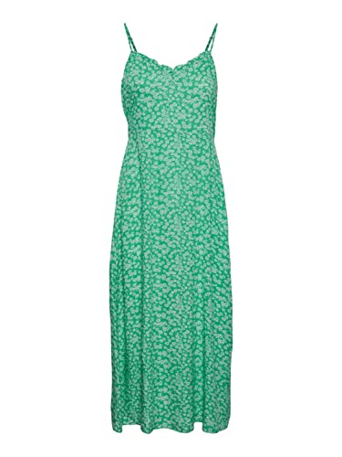 PIECES Women's PCNYA Slip Ankel Dress BF BC Kleid, Irish Green/AOP:Flower, S von PIECES
