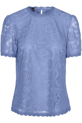 PIECES PCOLLINE SS LACE TOP NOOS BC von PIECES