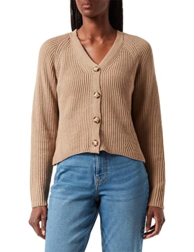 PIECES Damen Pcosilla Ls Knit Cardigan Noos Bc Strickjacke, Silver Mink, M EU PIECES Damen Pcosilla Ls Knit Cardigan Noos Bc Strickjacke, Silver Mink, M EU von PIECES