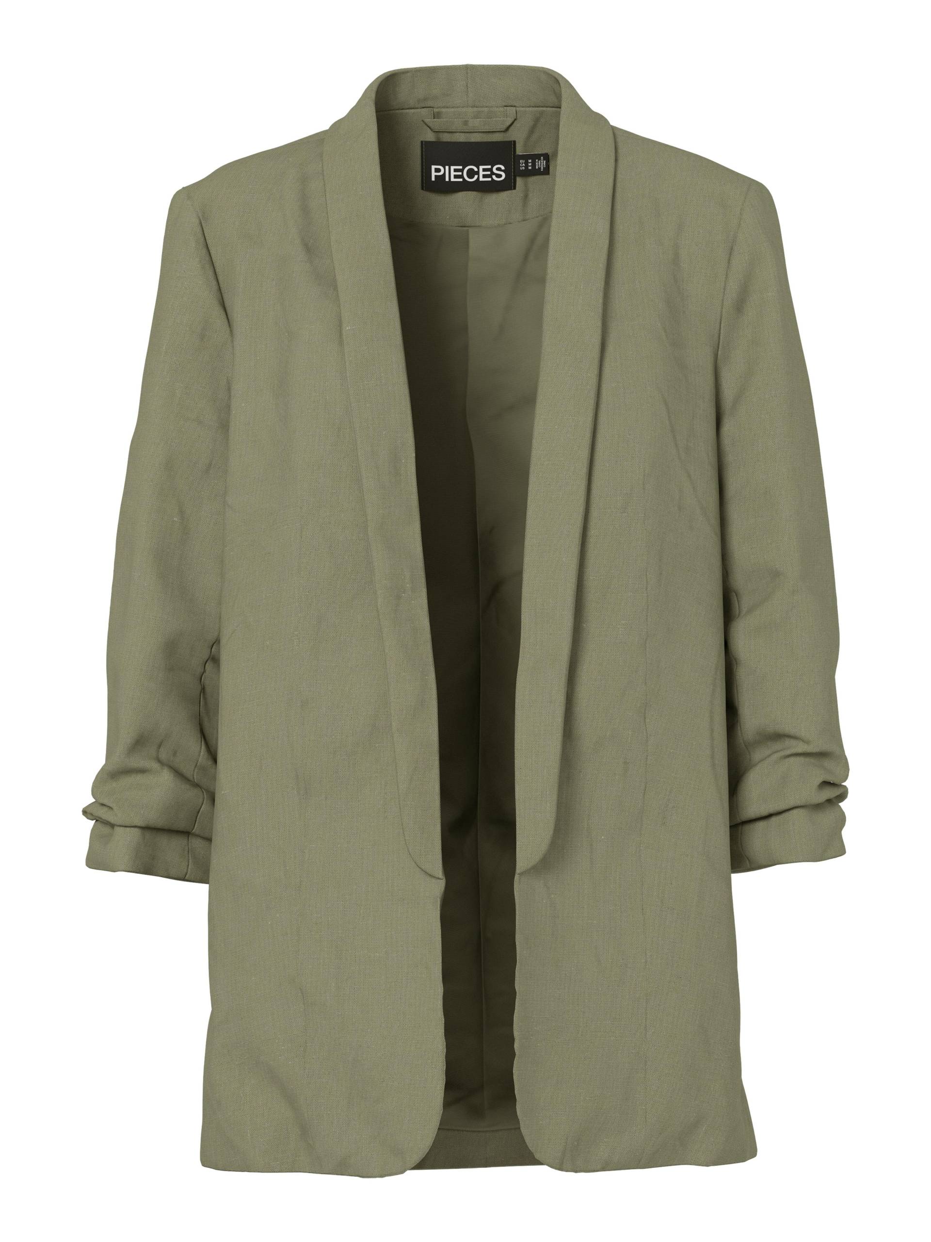 PIECES - PCPIA BOSELLA BLAZER WVN NOOS deep lichen green - Gr. - S von PIECES