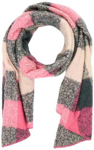 PIECES Damen Pcpyron Checked Long Scarf Noos BC, Shocking Pink, Einheitsgröße PIECES Damen Pcpyron Checked Long Scarf Noos BC, Shocking Pink, Einheitsgröße von PIECES