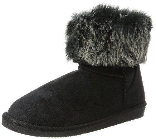 PIECES PSPARRISA Winter Boot Black, Damen Schlupfstiefel, Schwarz (Black), 37 EU (4 UK) von PIECES