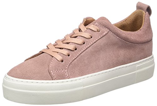 PIECES PSPAULINA Suede Sneaker ASH Rose, Sneaker, Pink (Ash Rose), 41 EU (8 UK) von PIECES