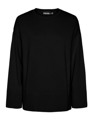 PIECES Pcava Ls O-Neck Slit Knit Noos von PIECES