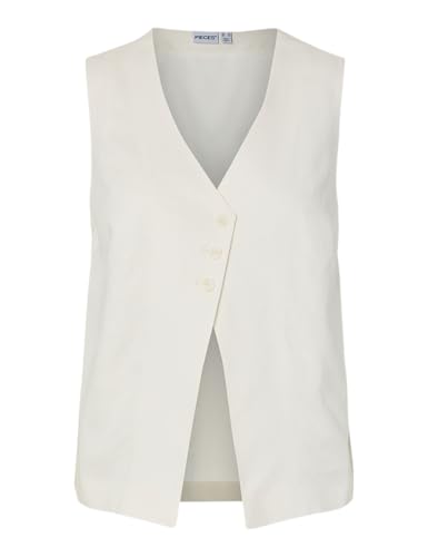PIECES Pcawace V-Neck Linen Vest von PIECES