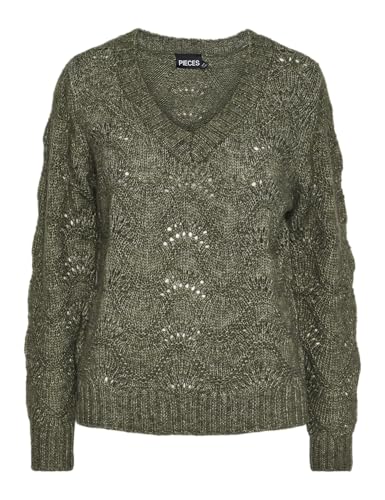 PIECES Pcbibbi Ls V-Neck Knit Noos Bc PIECES Pcbibbi Ls V-Neck Knit Noos Bc von PIECES