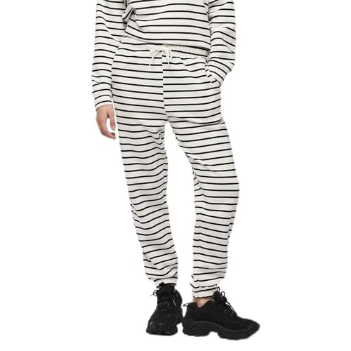 PIECES Pcchilli Hw Sweat Pants Stripes Noos Bc von PIECES