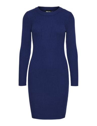 PIECES Pccrista Ls O-Neck Knit Dress Noos Bc von PIECES