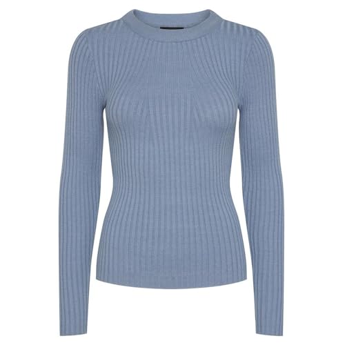 PIECES Pccrista Ls O-Neck Knit Noos Bc von PIECES
