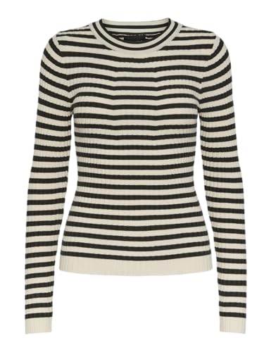 PIECES Pccrista Ls O-Neck Knit Noos Bc von PIECES