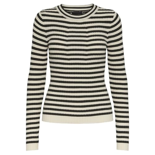 PIECES Pccrista Ls O-Neck Knit Noos Bc von PIECES