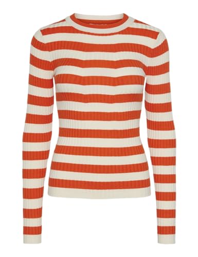 PIECES Pccrista Ls O-Neck Knit Noos Bc von PIECES