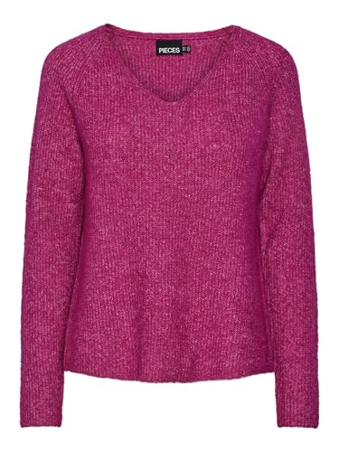 PIECES Pcellen Ls V-Neck Knit Noos Bc von PIECES