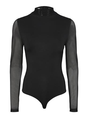 PIECES Pcfib Ls Mesh Bodystocking von PIECES