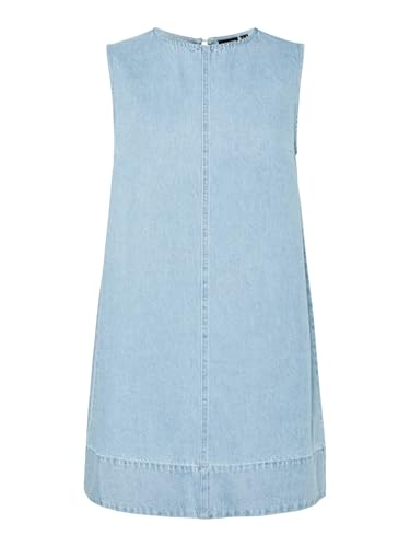 PIECES Pcflora Sl Mini Denim Dress Noos von PIECES