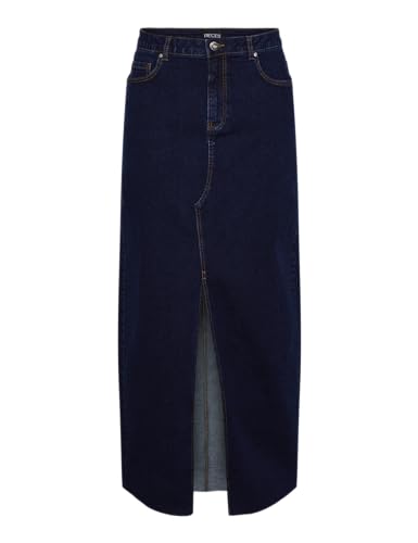 PIECES Pcjessie Hw Ankle Denim Skirt Noos Exp von PIECES