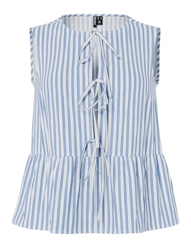 Pcjolly Sl Tie Top WVN Noos Bc von PIECES