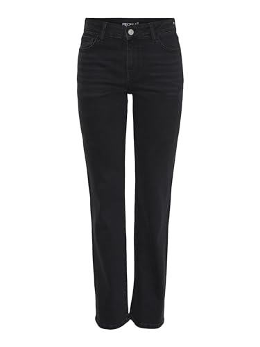 PIECES Pckelly Mw Straight Jeans Bl102 Noos von PIECES