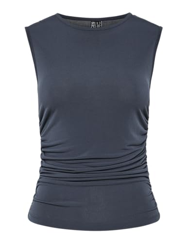 PIECES Pcmadison Sl Ruching Top Noos Bc von PIECES