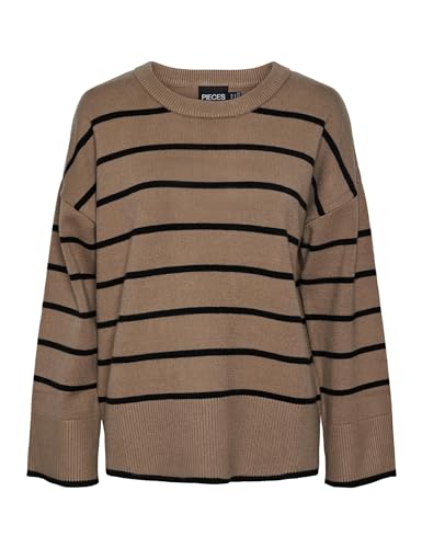 PIECES Pcmathilde Ls O-Neck Knit Noos Bc von PIECES