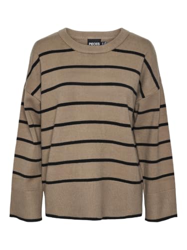 PIECES Pcmathilde Ls O-Neck Knit Noos Bc von PIECES