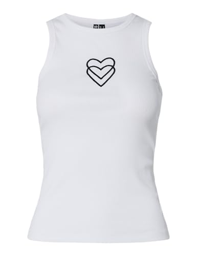 PIECES Pcmay Embroidery Boxer Tank Top JRS Bc von PIECES