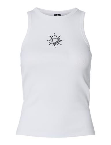 PIECES Pcmay Embroidery Boxer Tank Top JRS Bc von PIECES