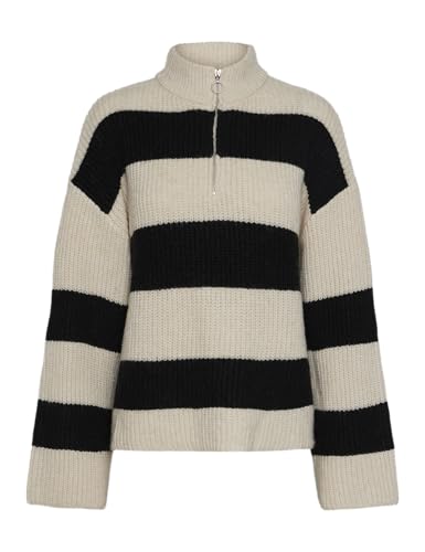PIECES Pcnalini Ls Half Zip Knit Bc von PIECES