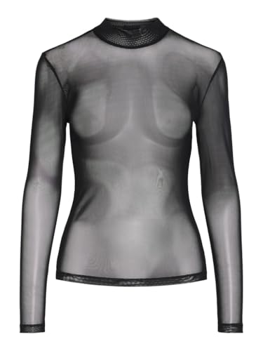 PIECES Pcninni Ls T-Neck Mesh Top Noos Bc PIECES Pcninni Ls T-Neck Mesh Top Noos Bc von PIECES