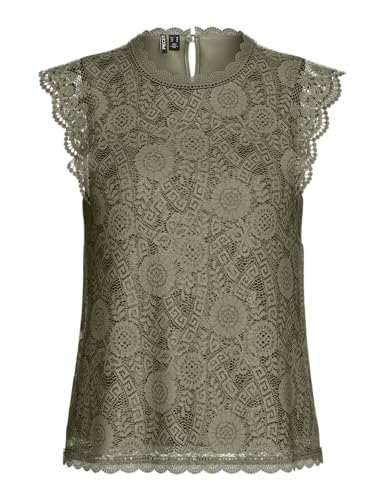 PIECES Pcolline Sl Lace Top Noos von PIECES