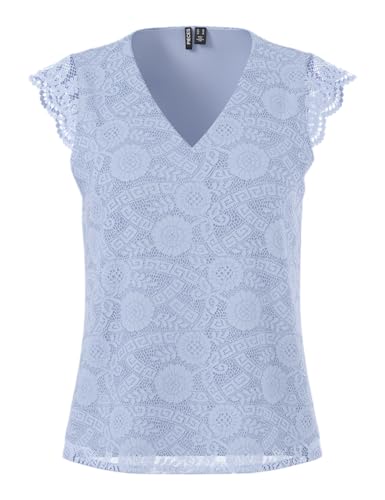 PIECES Pcolline Sl Lace V-Neck Top Noos PIECES Pcolline Sl Lace V-Neck Top Noos von PIECES