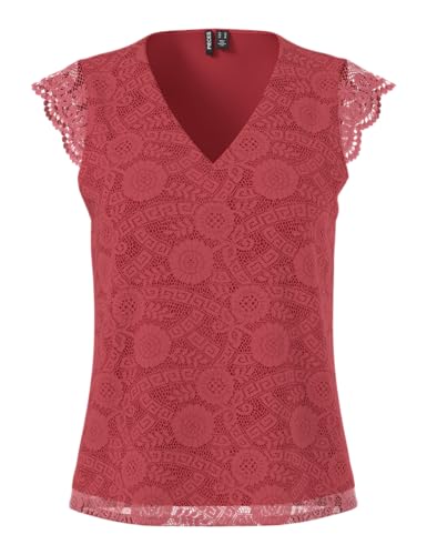 PIECES Pcolline Sl Lace V-Neck Top WVN Noos PIECES Pcolline Sl Lace V-Neck Top WVN Noos von PIECES