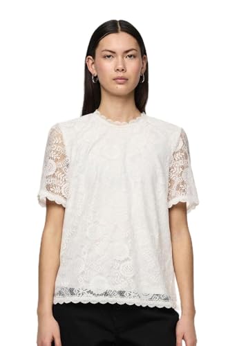 PIECES Pcolline Ss Lace Top Noos von PIECES
