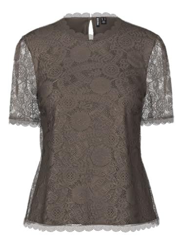 PIECES Pcolline Ss Lace Top Noos von PIECES