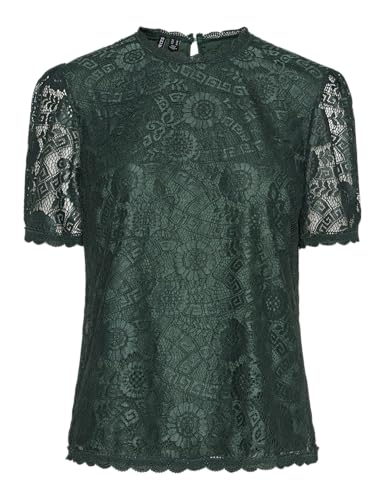 PIECES Pcolline Ss Lace Top Noos von PIECES