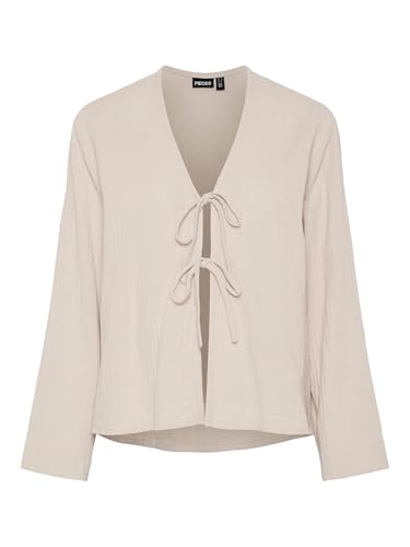 PIECES Female Oberteil PCSASTINA GEBUNDENE Musselin von PIECES