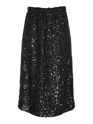 PIECES Pcserena Sequin Hw Midi Skirt Mm PIECES Pcserena Sequin Hw Midi Skirt Mm von PIECES