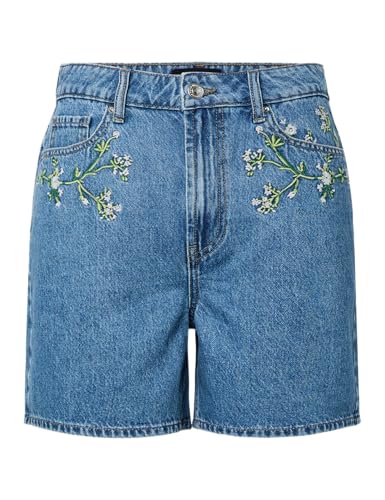 PIECES Pcsky Hw Embroidery Denim Shorts Bc von PIECES