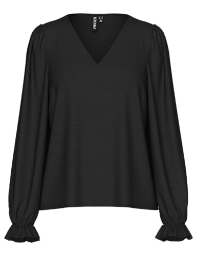 PIECES Pctiffany Ls V-Neck Top Noos Bc PIECES Pctiffany Ls V-Neck Top Noos Bc von PIECES