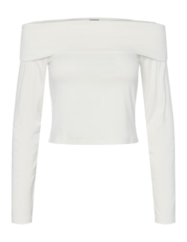 PIECES Pctuffe Ls Off Shoulder Top von PIECES