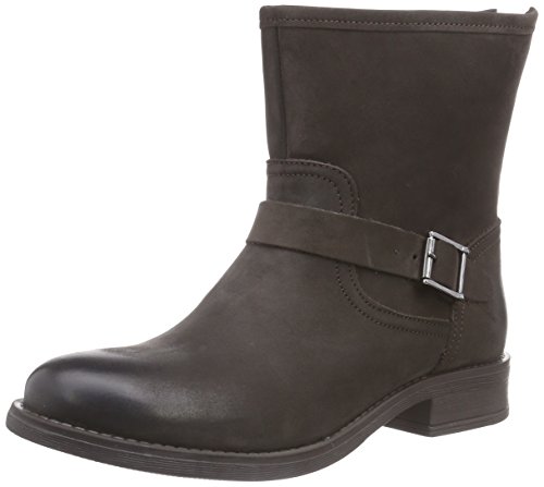 PIECES Psiza Nobuck New Boot Mocca, Damen Halbschaft Stiefel, Braun (Mocca), 36 EU von PIECES