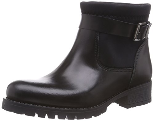 PIECES Psvaha Leather Boot Black, Damen Halbschaft Stiefel, Schwarz (Black), 39 EU von PIECES