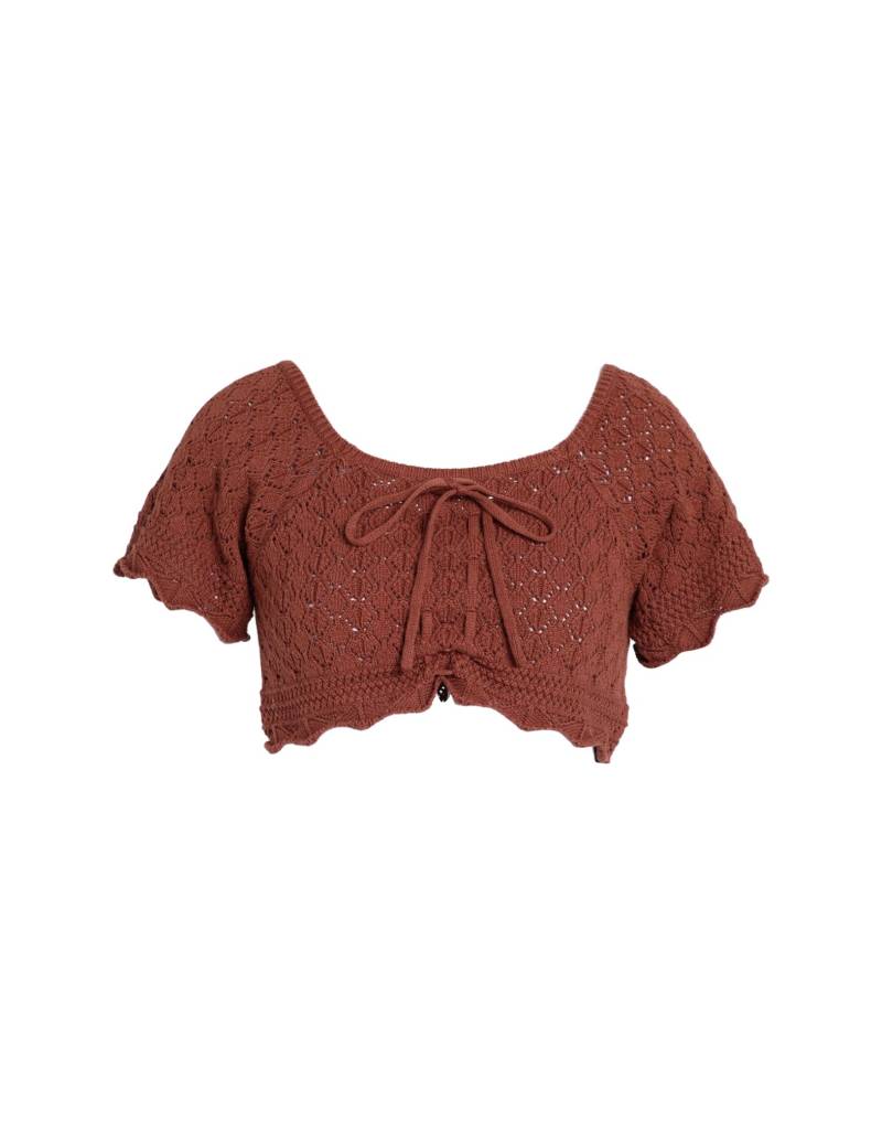 PIECES Top Damen Braun von PIECES