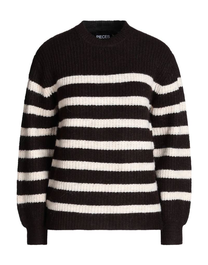 PIECES Pullover Damen Dunkelbraun von PIECES