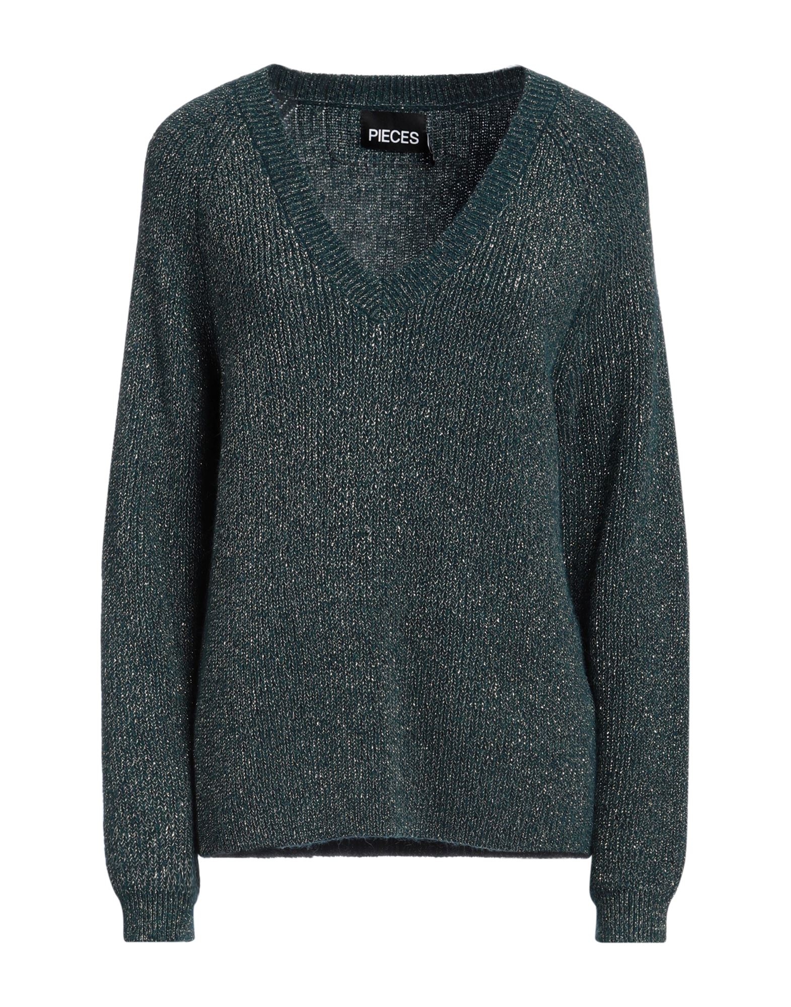 PIECES Pullover Damen Dunkelgrün PIECES Pullover Damen Dunkelgrün von PIECES
