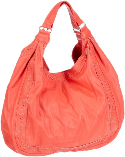 PIECES Snow Shop Bag 11 17033213, Damen Henkeltaschen, Orange (Dark Peach C-065013), 38x29x10 cm (B x H x T) von PIECES