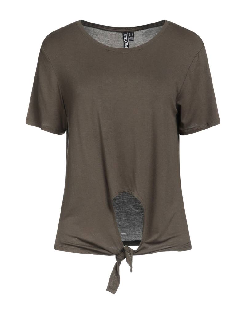 PIECES T-shirts Damen Dunkelgrün von PIECES